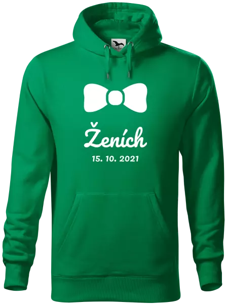 Pánska mikina Ženich s datem - kopie