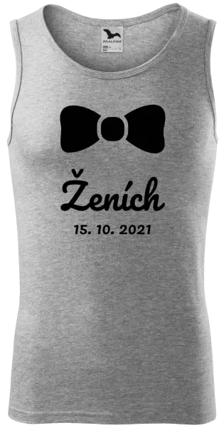 Pánske tielko Ženich s datem - kopie