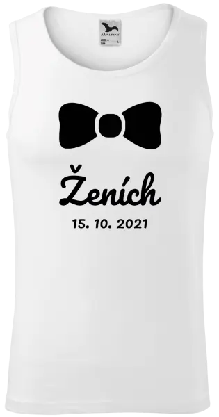 Pánske tielko Ženich s datem - kopie