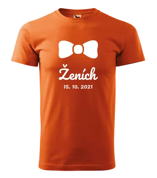 Pánske tričko Ženich s datem - kopie