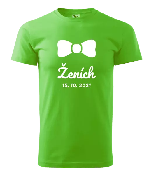 Pánske tričko Ženich s datem - kopie