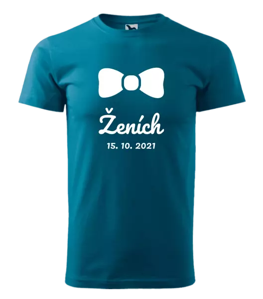 Pánske tričko Ženich s datem - kopie