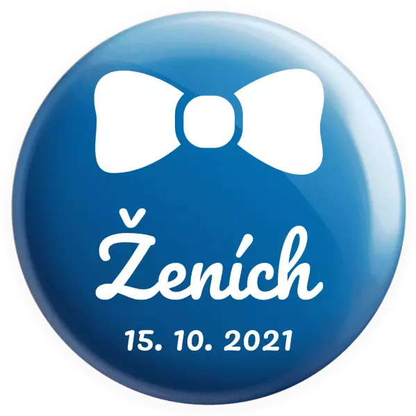 Placka Ženich s datem - kopie