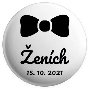 Placka Ženich s datem - kopie