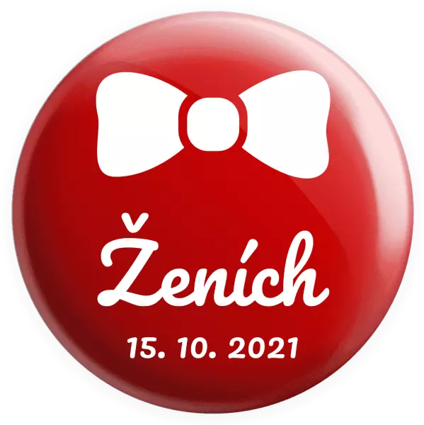 Placka Ženich s datem - kopie