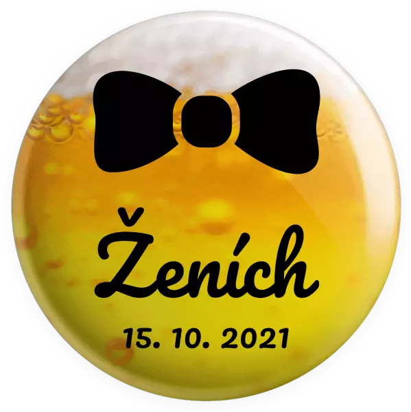 Placka Ženich s datem - kopie