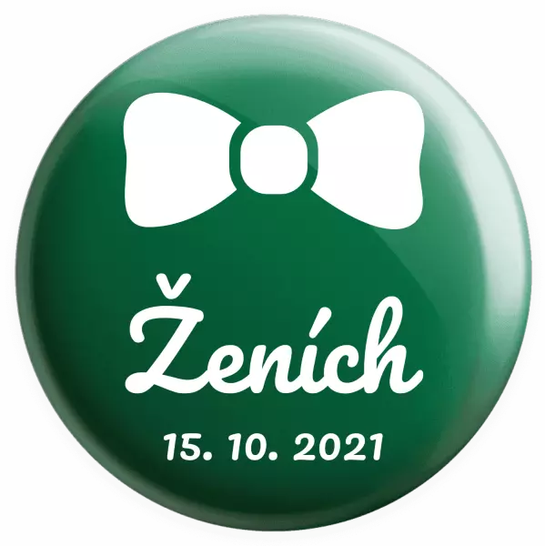 Placka Ženich s datem - kopie