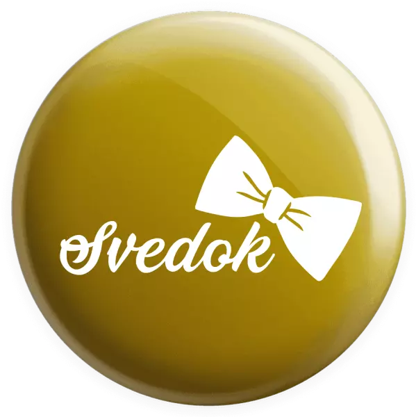 Placka Svědek s motýlkem  - kopie