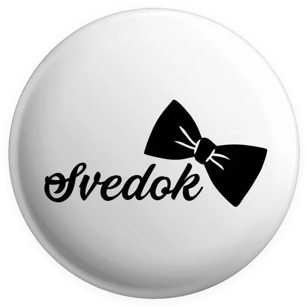 Placka Svědek s motýlkem  - kopie