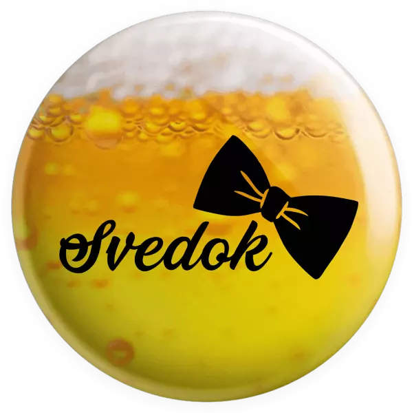 Placka Svědek s motýlkem  - kopie