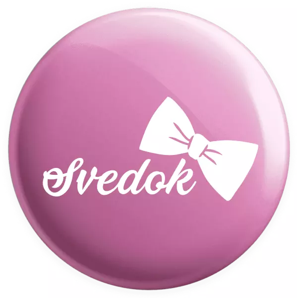 Placka Svědek s motýlkem  - kopie