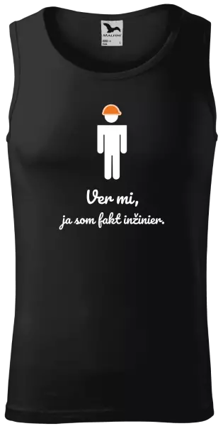 Pánske tielko Věř mi, já jsem inženýr - kopie