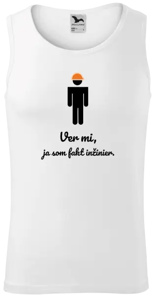 Pánske tielko Věř mi, já jsem inženýr - kopie
