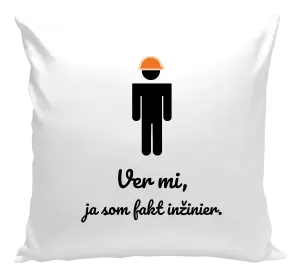 Vankúš Věř mi, já jsem inženýr - kopie