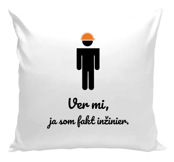 Vankúš Věř mi, já jsem inženýr - kopie