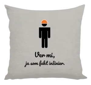 Vankúš Věř mi, já jsem inženýr - kopie