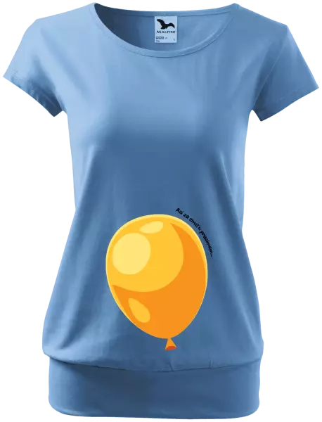 Tehotenské tričko Asi brzo prasknu... - kopie