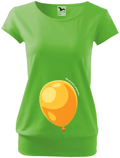 Tehotenské tričko Asi brzo prasknu... - kopie