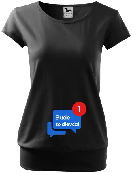 Tehotenské tričko Bude to dievča!