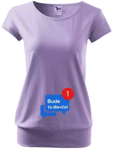 Tehotenské tričko Bude to dievča!