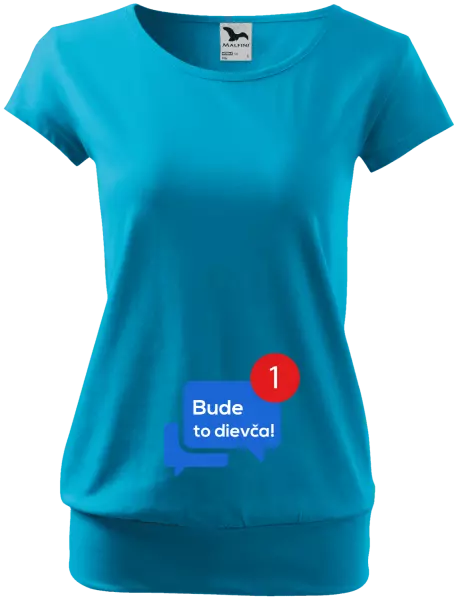 Tehotenské tričko Bude to dievča!