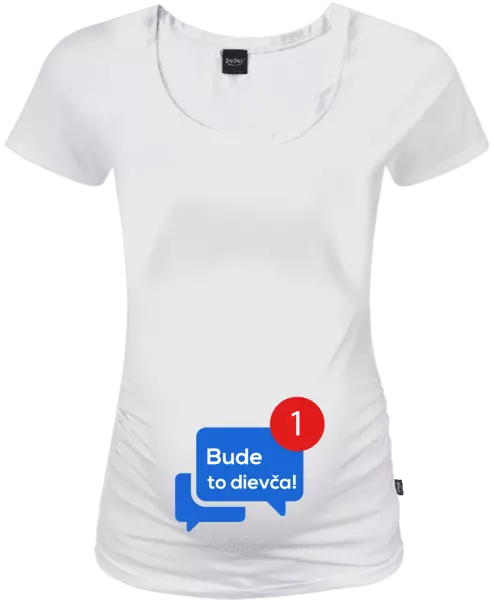 Tehotenské tričko Bude to dievča!