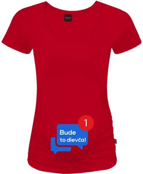 Tehotenské tričko Bude to dievča!