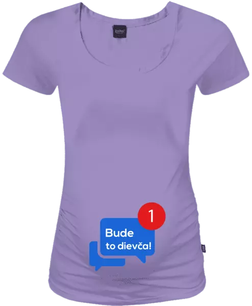 Tehotenské tričko Bude to dievča!