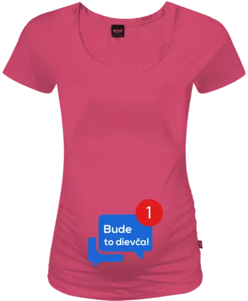 Tehotenské tričko Bude to dievča!