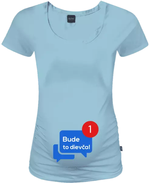 Tehotenské tričko Bude to dievča!