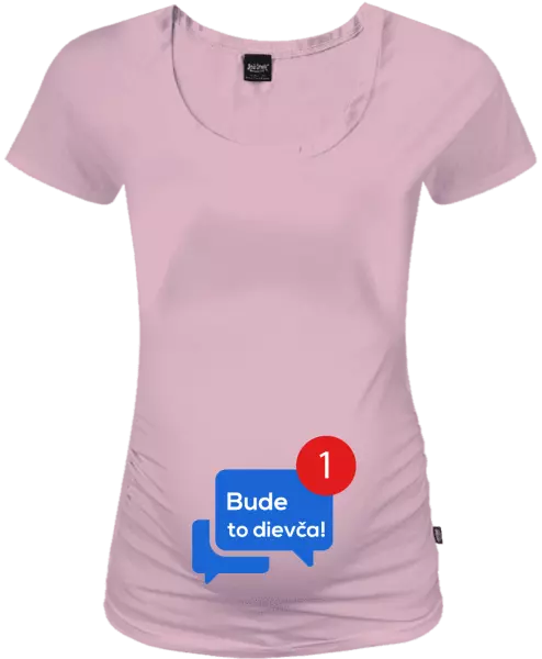 Tehotenské tričko Bude to dievča!
