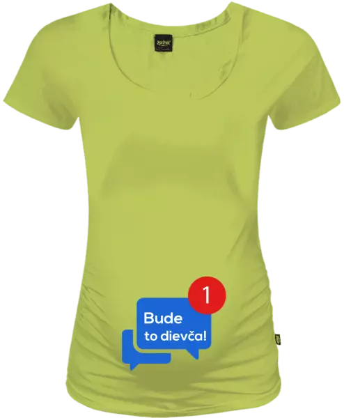 Tehotenské tričko Bude to dievča!