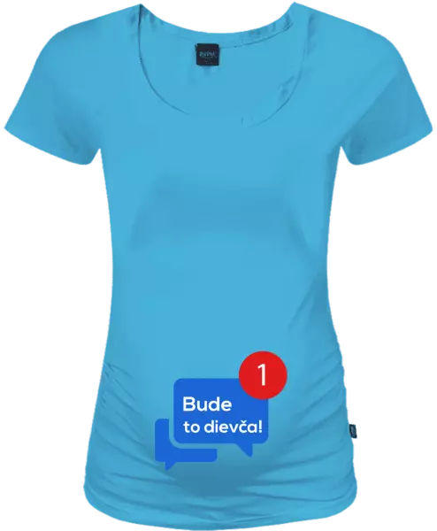 Tehotenské tričko Bude to dievča!