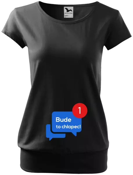 Tehotenské tričko Bude to kluk! - kopie