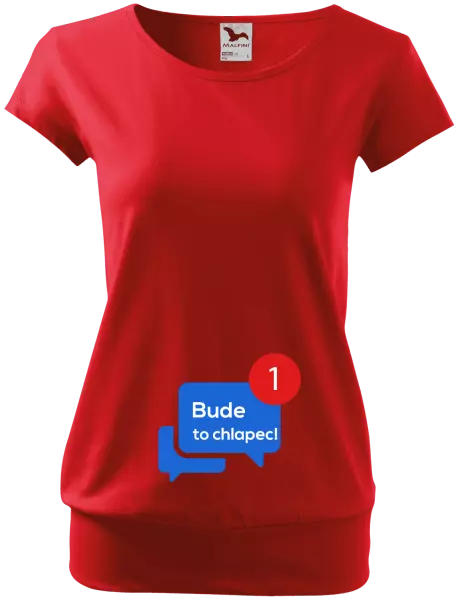Tehotenské tričko Bude to kluk! - kopie