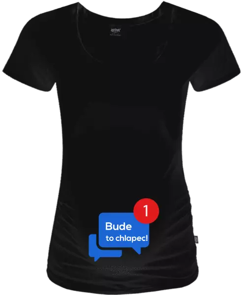 Tehotenské tričko Bude to kluk! - kopie