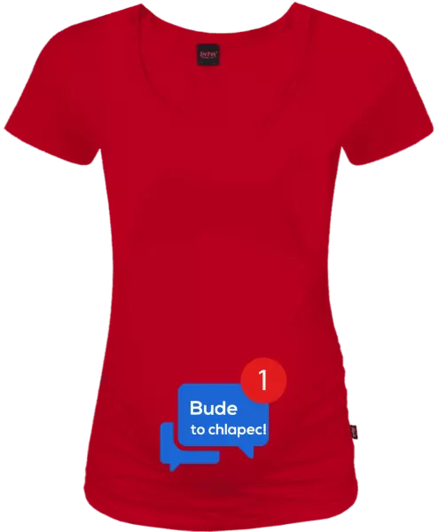Tehotenské tričko Bude to kluk! - kopie