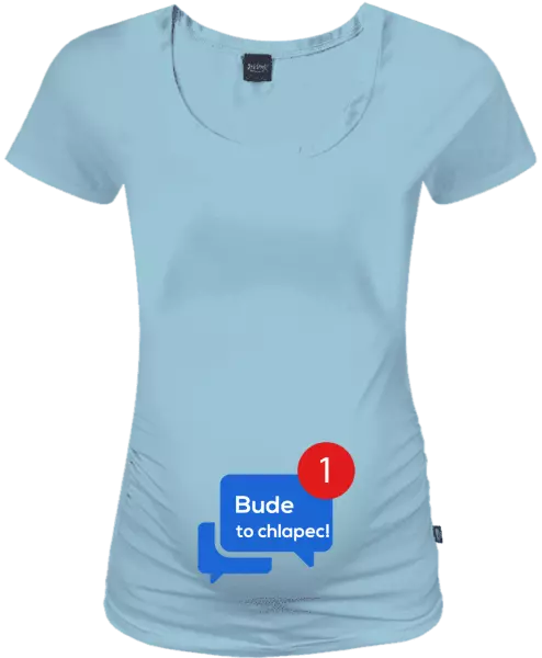 Tehotenské tričko Bude to kluk! - kopie