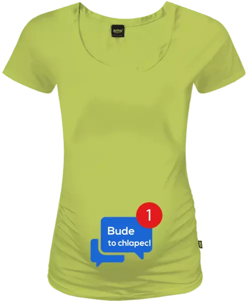 Tehotenské tričko Bude to kluk! - kopie