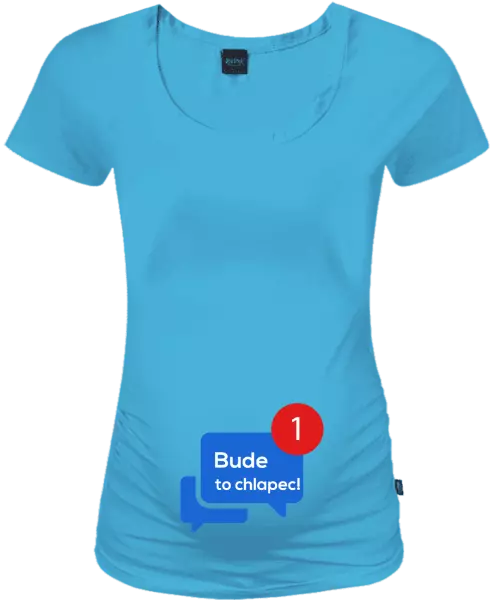 Tehotenské tričko Bude to kluk! - kopie