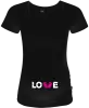 Tehotenské tričko LOVE nožičky