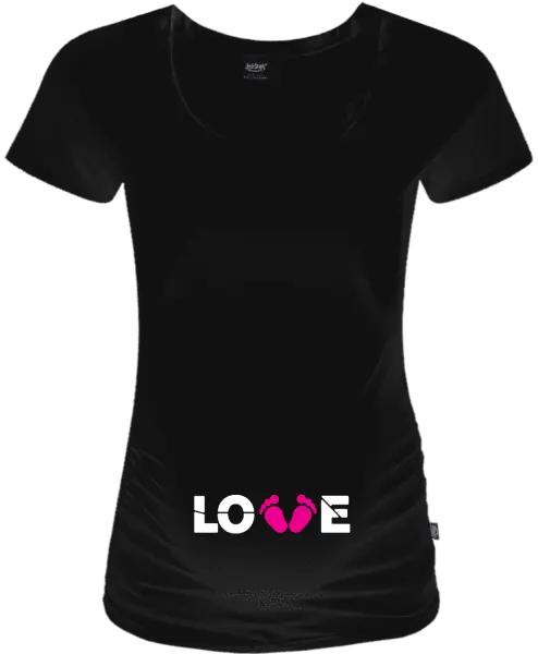 Tehotenské tričko LOVE nožičky