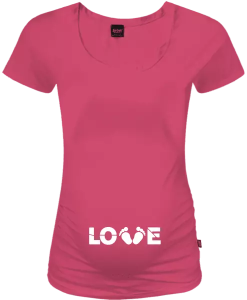 Tehotenské tričko LOVE nožičky