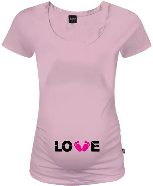 Tehotenské tričko LOVE nožičky
