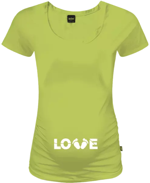 Tehotenské tričko LOVE nožičky
