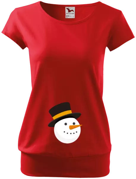 Tehotenské tričko Sněhulák - kopie