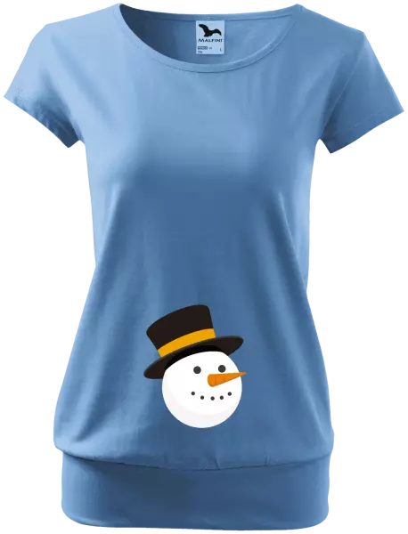Tehotenské tričko Sněhulák - kopie
