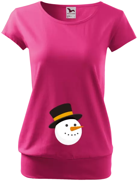 Tehotenské tričko Sněhulák - kopie