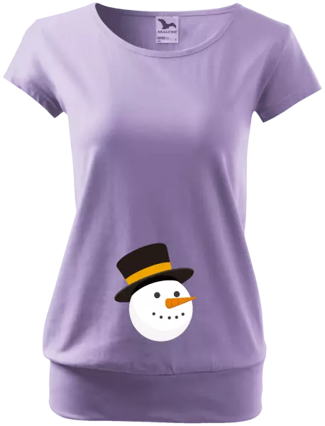 Tehotenské tričko Sněhulák - kopie