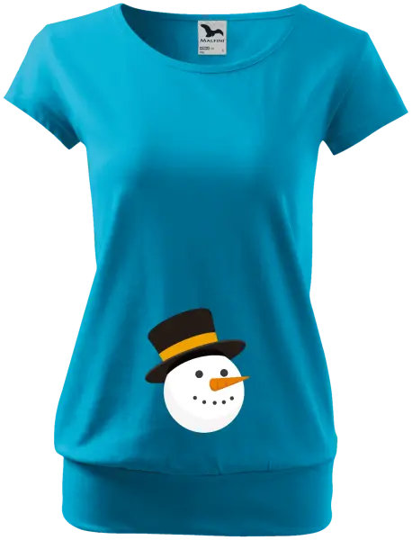 Tehotenské tričko Sněhulák - kopie